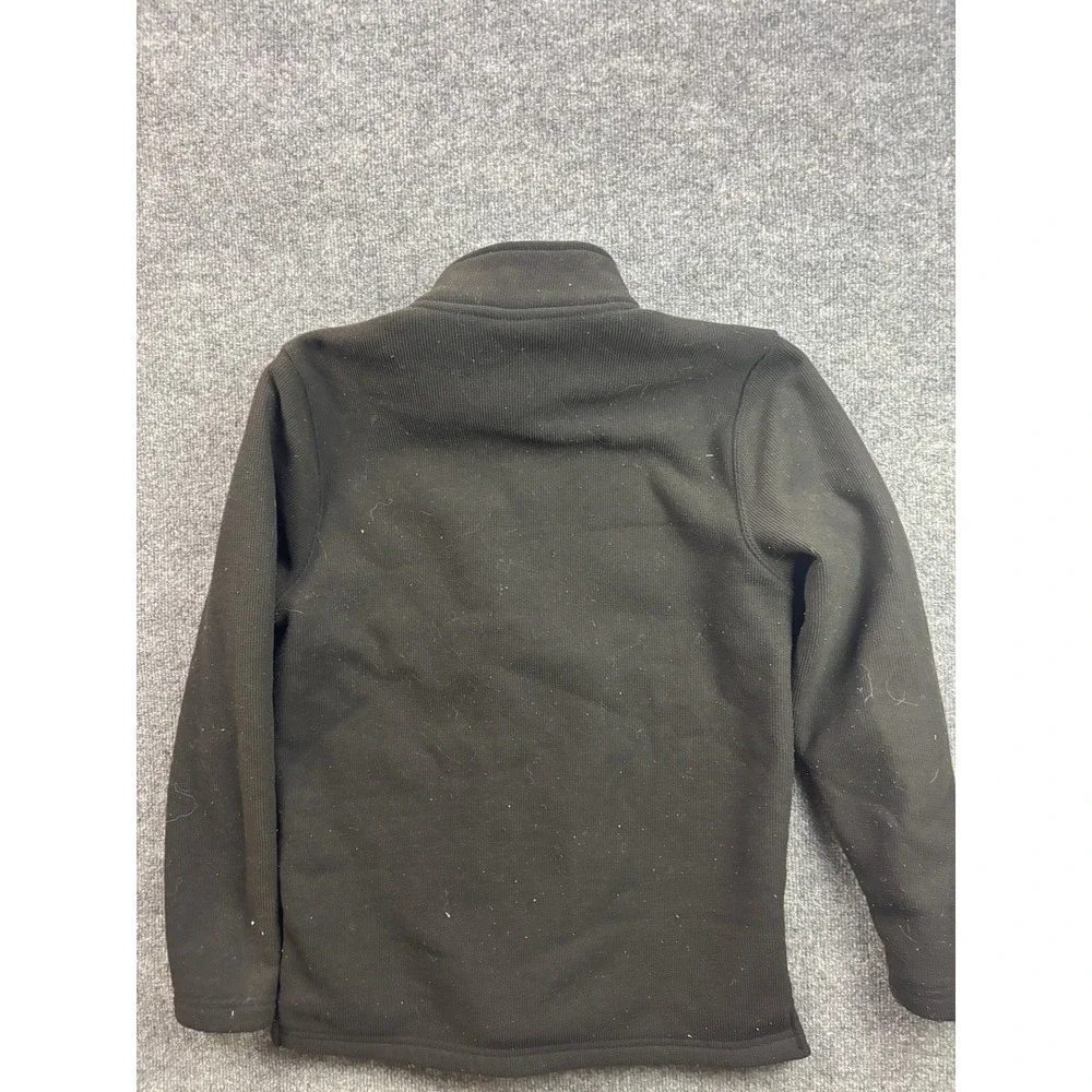 Timberland PRO Quarter Zip Pullover Mens Small Black Fleece Lined TB0A1144